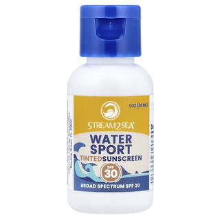 Stream2Sea, Солнцезащитное тонирующее средство для водных видов спорта, SPF 30, 30 мл (1 унция)