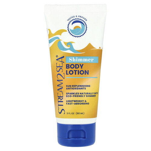 Stream2Sea, Body Lotion, Shimmer, Körperlotion, 90 ml (3 fl. oz.)