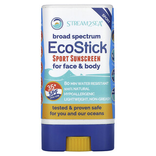 Stream2Sea, EcoStick Sport Sonnenschutz, LSF 35+, 14 g (0,5 oz.)