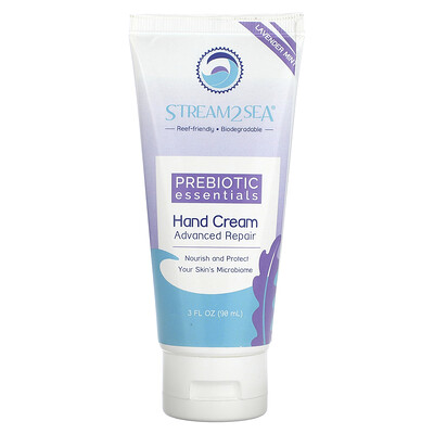Stream2Sea  Prebiotic Essentials  Advanced Repair Hand Cream  Lavender Mint  3 fl oz (90 ml)