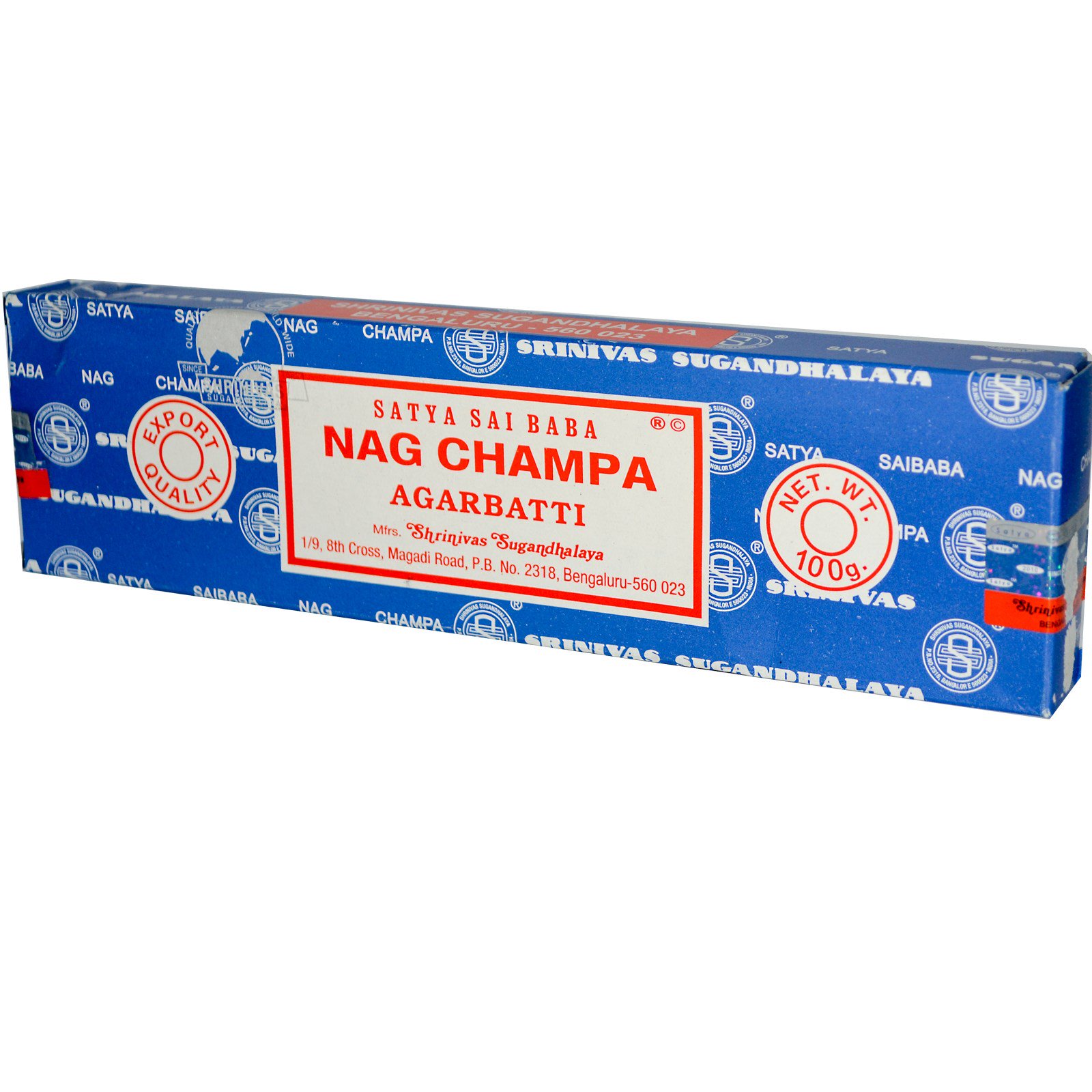 FREE SHIPPING ORIGINAL 2020 Satya Nag Champa Incense Sticks Box 100 Grams 