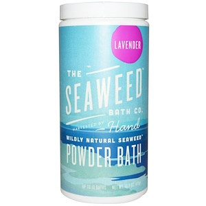 Сеавид Бат Ко, Wildly Natural Seaweed Powder Bath, Lavender, 16.8 oz (476 g) отзывы