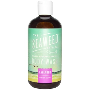 Seaweed Bath Co., Дико натурально, гель для душа с маслом кукуй + маслом нима, лаванда, 360 мл (12 жидких унций)
