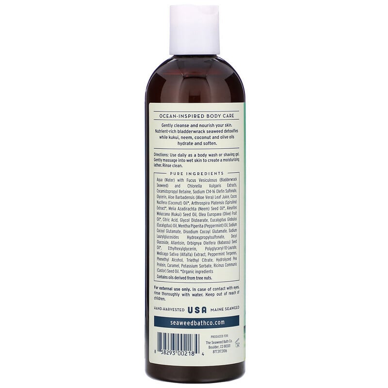 The Seaweed Bath Co., Hydrating Cleansing Body Wash, Eucalyptus ...