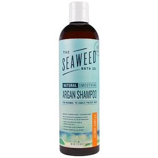 The Seaweed Bath Co., Натуральный смягчающий аргановый шампунь, цитрус и ваниль, 360 мл (12 жидких унций)