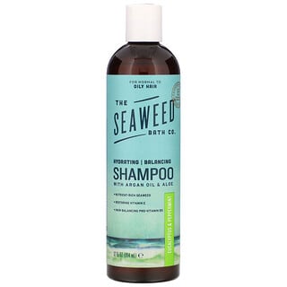 The Seaweed Bath Co., 天然均衡坚果洗发香波，桉属植物与薄荷，12 fl oz (360 ml)