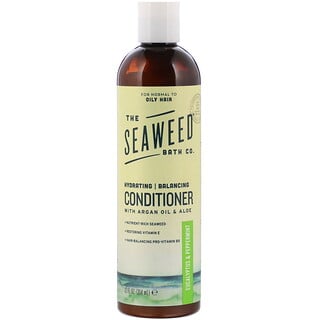 The Seaweed Bath Co., 天然平衡摩洛哥坚果护发素，桉树薄荷味，12液体盎司（360毫升）