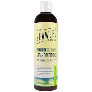 Seaweed Bath Co., Кондиционер "Натуральный баланс Аргана", эвкалипт и перечная мята, 360 мл (12 жидких унций)