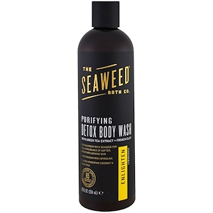Seaweed Bath Co., Очищающий гель для душа для выведения токсинов, обогащающий, лемонграсс, 12 жидких унций (354 мл)