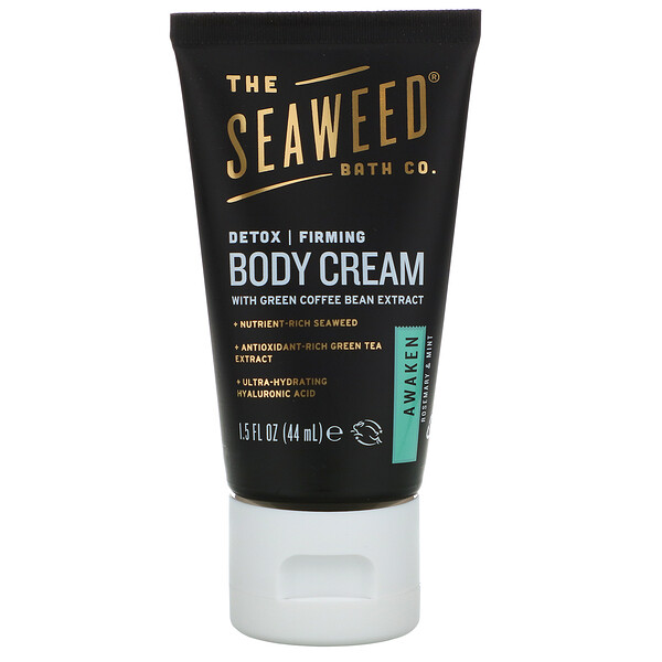 The Seaweed Bath Co.‏, Awaken Firming Detox Body Cream, Rosemary & Mint, 1.5 fl oz (44 ml)