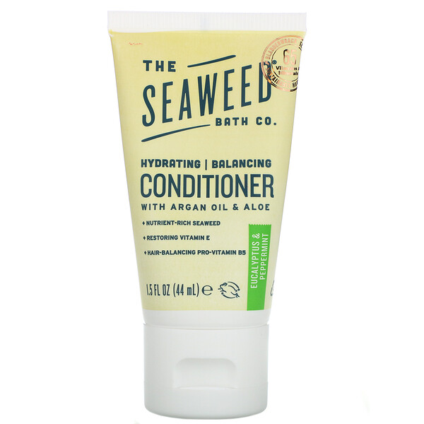 The Seaweed Bath Co.‏, Hydrating Balancing Conditioner, Eucalyptus and Peppermint, 1.5 fl oz (44 ml)