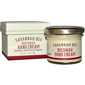 Savannah Bee Company Inc, Крем для рук с пчелиным воском, 3,4 унции (96 г)