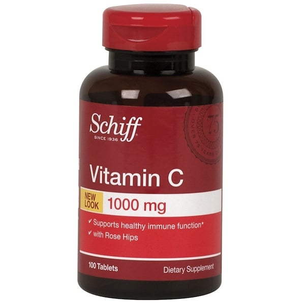 Schiff, Vitamin C, 1000 mg, 100 Tablets (Discontinued Item) 