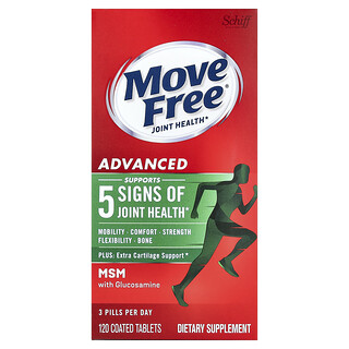 Schiff, Move Free®，关节健康，高级，120 片包衣片