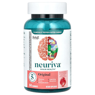 Schiff, Neuriva Brain Performance，原始，草莓味，50 粒软糖