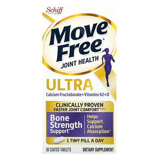 Schiff, Move Free Joint Health, Ultra, поддержка силы костей, 30 таблеток в оболочке