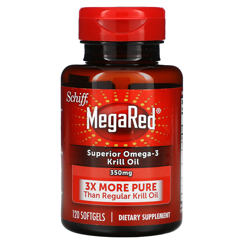Schiff, MegaRed, Superior Omega3 Krill Oil, 350 mg, 120 Softgels iHerb