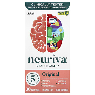 Schiff, Neuriva Brain Performance, Original, 30 Capsules