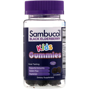 Отзывы о Самбукол, Black Elderberry, Kids Gummies, 30 Gummies
