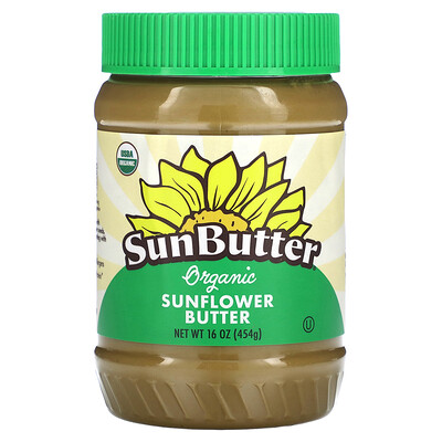 

SunButter, Organic Sunflower Butter, 16 oz (454 g)