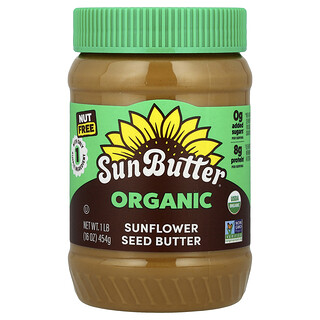 SunButter, Organik Ayçiçeği Çekirdeği Yağı, 16 oz (454 gr)