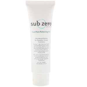 Отзывы о Sub Zero, Cool Pain Relieving Gel, 4 fl oz (118 ml)
