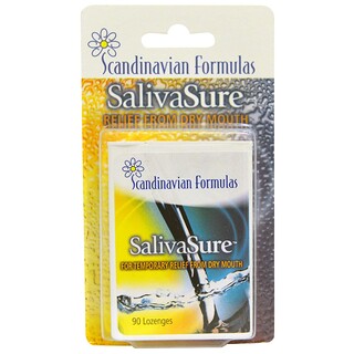 Scandinavian Formulas, Скандинавская формула против сухости во рту SalivaSure, 90 леденцов
