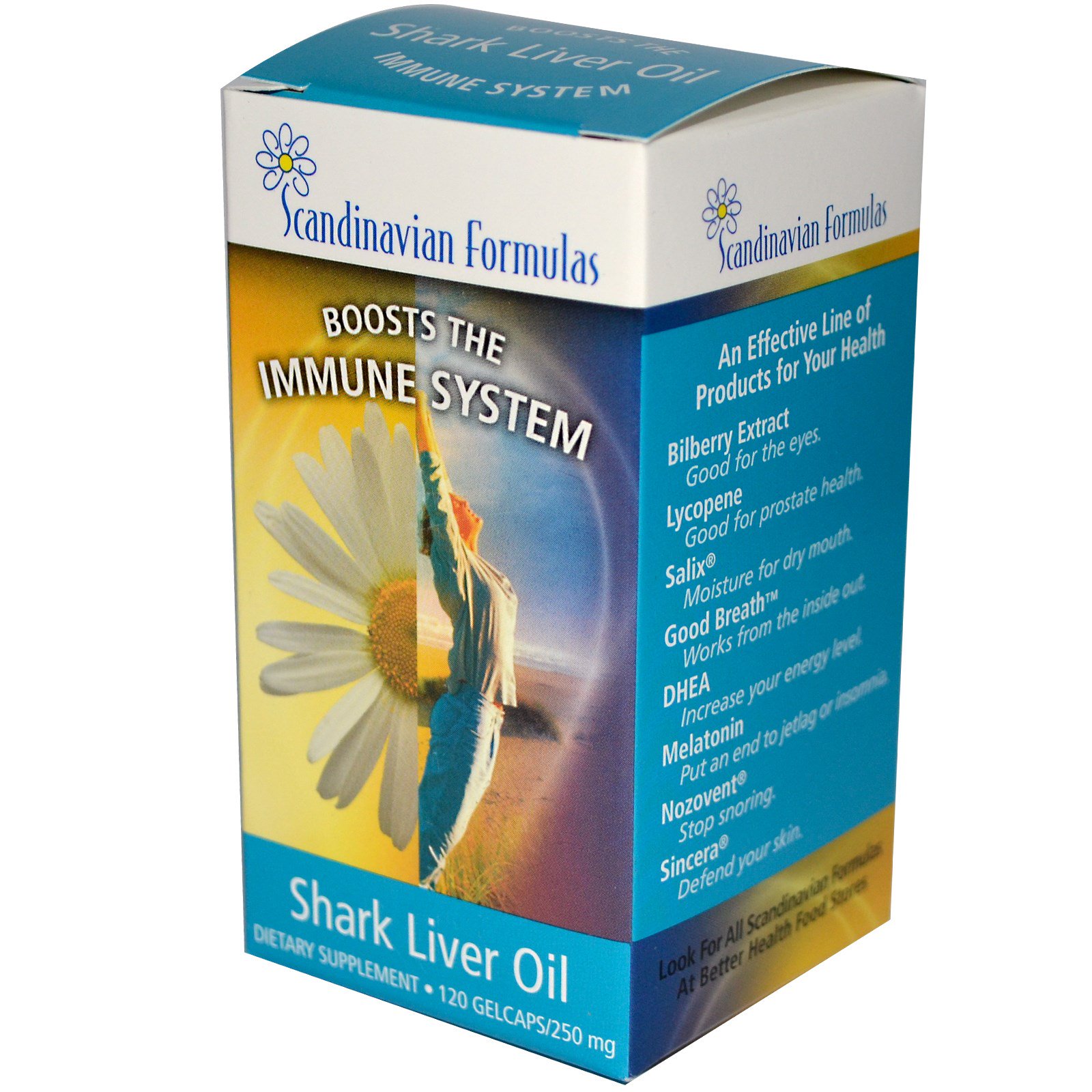 Scandinavian Formulas, Shark Liver Oil, 250 mg, 120 GelCaps iHerb