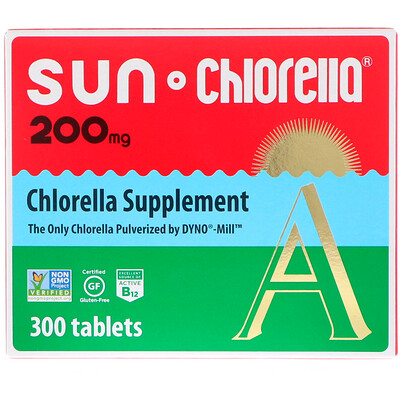 Sun Chlorella A, 200 мг, 300 таблеток