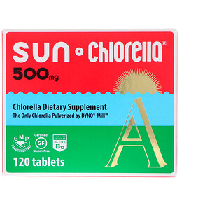 Сан Клорелла, A, 500 mg, 120 Tablets отзывы покупателей