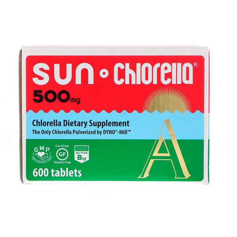 Sun Chlorella, Sun Chlorella A, 500 mg, 600 Tablets iHerb