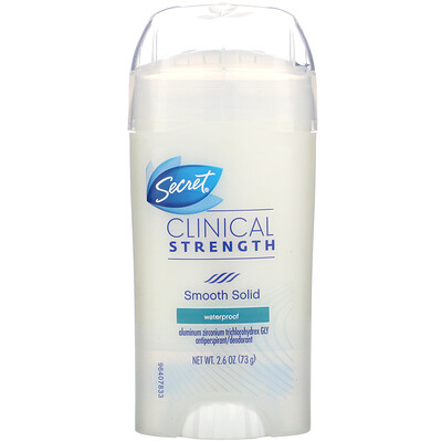 Secret Clinical Strength, Antiperspirant/Deodorant, Soft Solid, Waterproof, 2.6 oz (73 g)