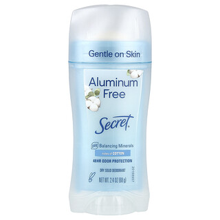Secret‏, דאודורנט ללא אלומיניום, כותנה, 68 גרם (2.4 אונקיות)