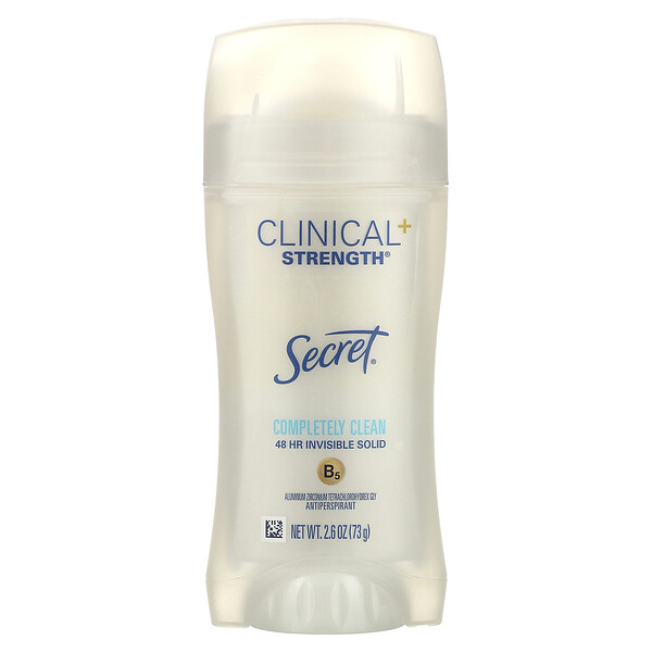 Secret, Clinical Strength Deodorant, Completely Clean, 2.6 oz (73 g)