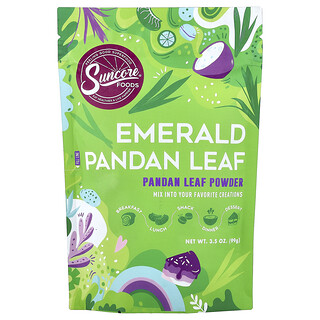 Suncore Foods, Hoja de pandano esmeralda en polvo, 99 g (3,5 oz)
