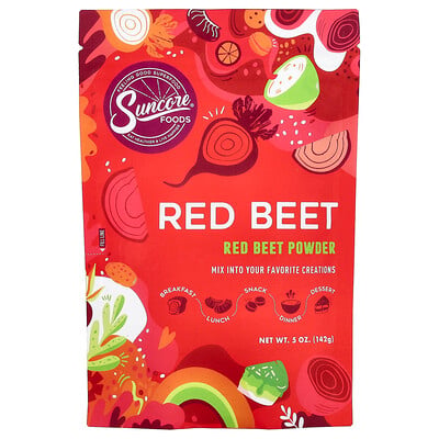 Suncore Foods, Remolacha roja en polvo, 142 g (5 oz)