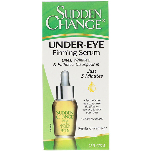 sudden change under eye firming serum