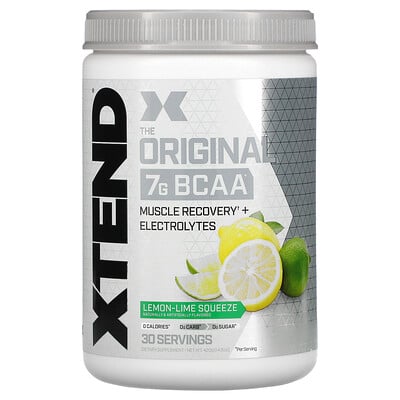 

Xtend, The Original, 7 г аминокислот с разветвленной цепью (BCAA), лимон-лайм, 420 г