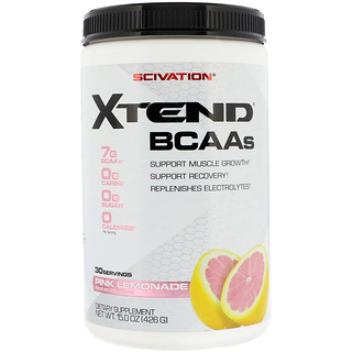 Scivation, エクステンド、イントラ-ワークアウトカタリスト、 ピンクレモネード、 15.0オンス (426 g)