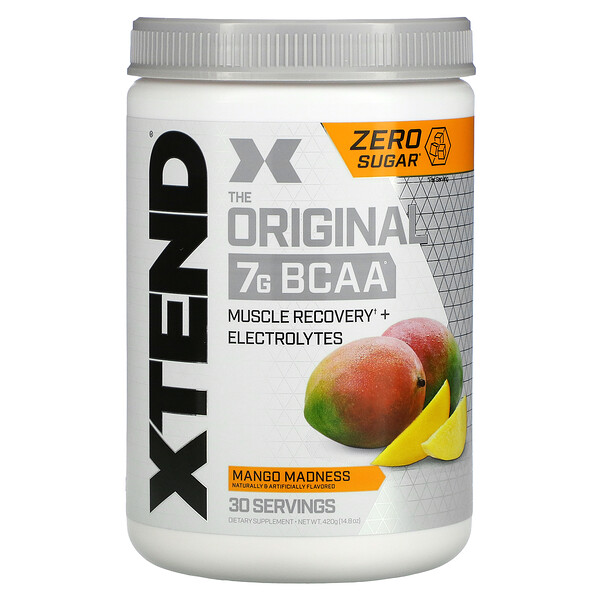 Xtend, El original, 7 g de BCAA, Locura de mango, 420 g (14,8 oz)