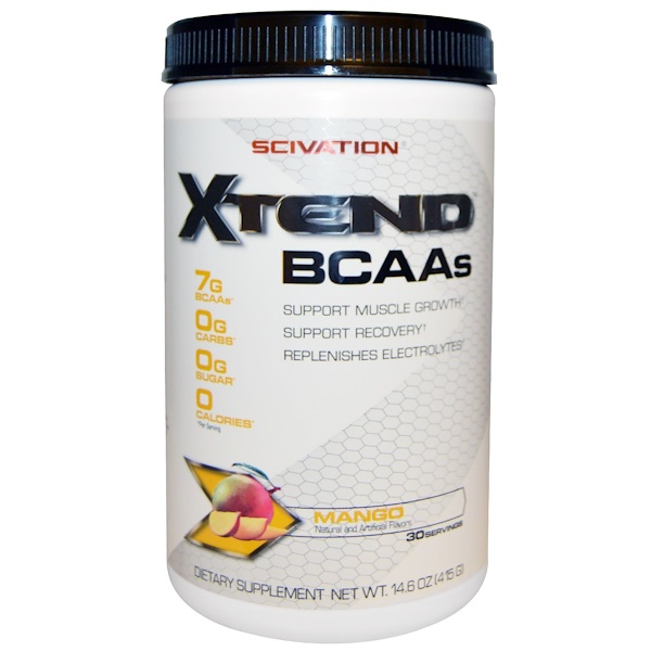 Scivation, XTend, BCAAs, Mango, 14.6 oz (415 g)