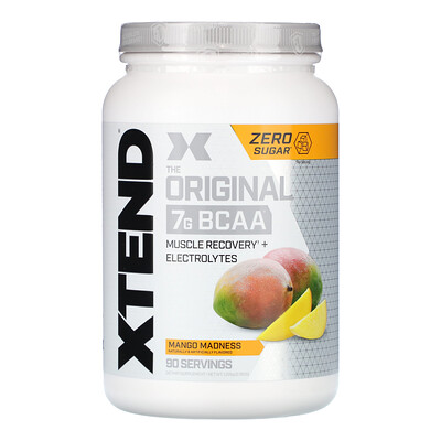 

Xtend The Original, 7 г аминокислот с разветвленной цепью (BCAA), со вкусом манго, 1,26 кг (2,78 фунта)