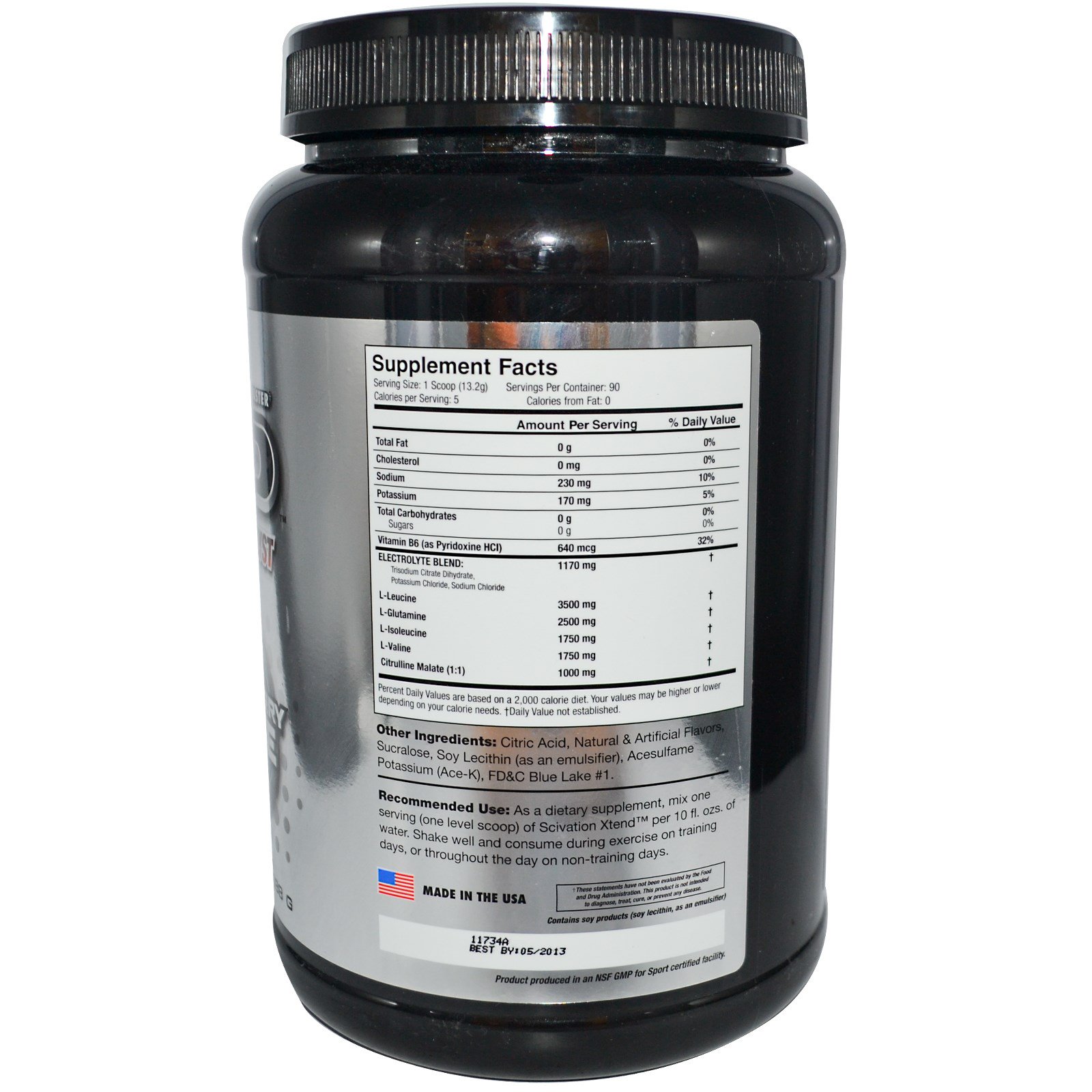Xtend, Xtend, IntraWorkout Catalyst, Raspberry Blue, 1188