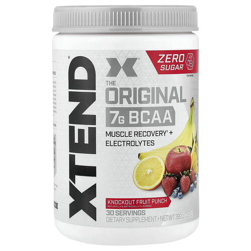Xtend 7G BCAA, Knockout Fruit Punch, 13.8 oz (390 g)