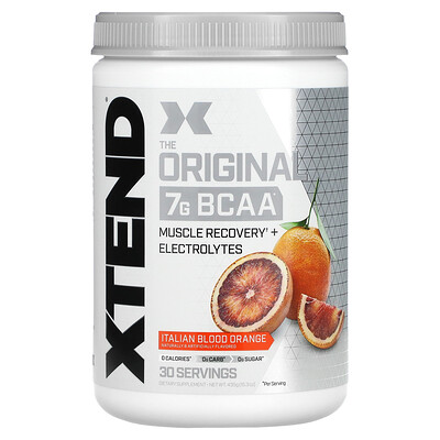 

Xtend The Original, 7 г аминокислот с разветвленной цепью (BCAA), со вкусом итальянского красного апельсина, 435 г (15,3 унции)