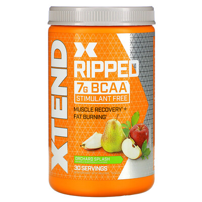 

Xtend Ripped, 7G BCAAs, Orchard Splash, 1.09 lb (495 g)