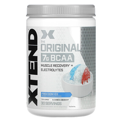 

Xtend The Original, 7 г аминокислот с разветвленной цепью (BCAA), со вкусом «Ледяная свежесть», 420 г (14,8 унции)