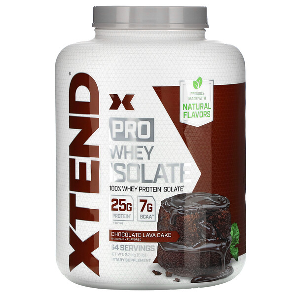Xtend, Pro, Isolat de protéines de lactosérum, Chocolate Lava Cake, 2,3 g