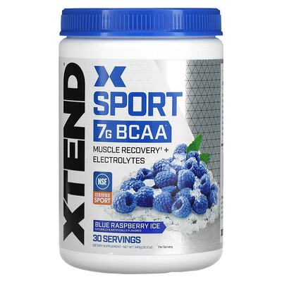 

Xtend Sport 7G BCAA Blue Raspberry Ice 12.2 oz (345 g)