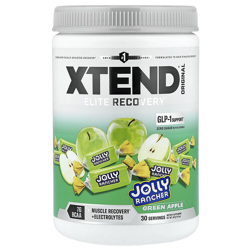 Xtend Elite Recovery, Jolly Rancher Green Apple, 14.7 oz (417 g)